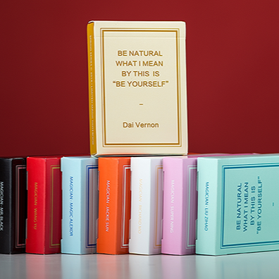 Magic Notebook Deck - Limited Edition (Champagne) by The Bocopo Playing Card Company